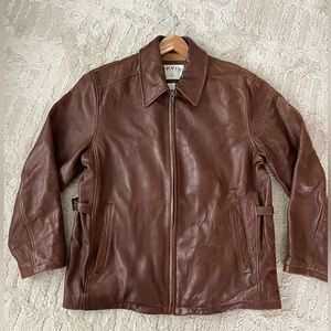 Orvis men’s Lambskin Leather Jacket M